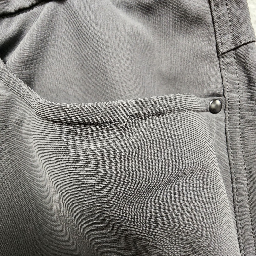 Lululemon Commission Pants Mens 34x27 Gray Straight Leg Performance Stretch‎ - Picture 4 of 12